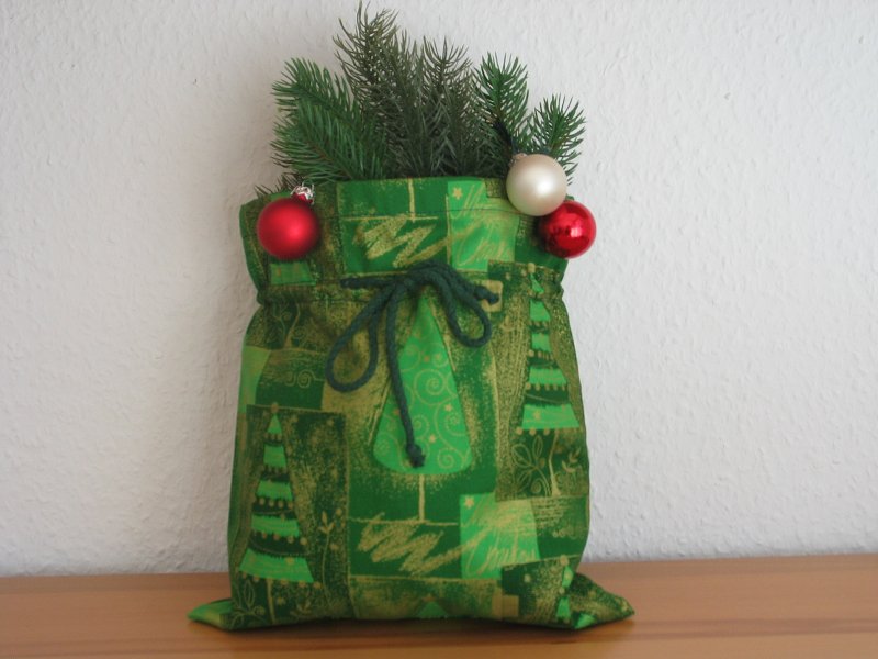 Geschenkesäckchen Tannenwald