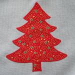 Geschenkesäckchen roter Tannenbaum