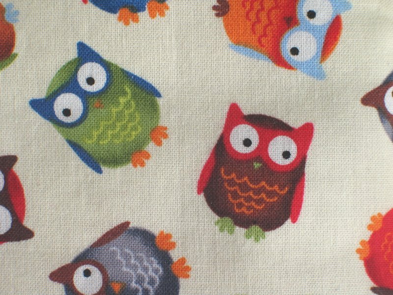 Happy-Tasche bunte Eulen